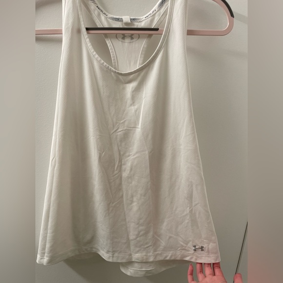 White under Armour razorback workout tank - Picture 4 of 6